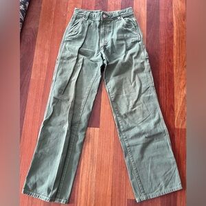 Pull&Bear Green Cargo Pants